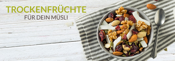 Trockenfrüchte für Müsli – unsere Tipps