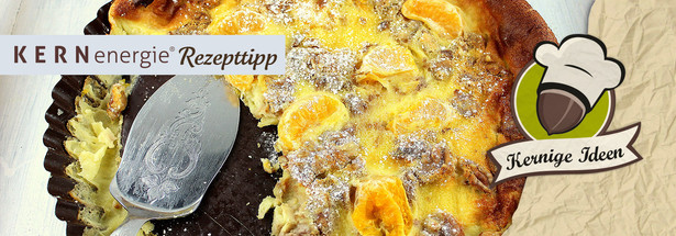 Mandarinen-Clafoutis mit Schuss