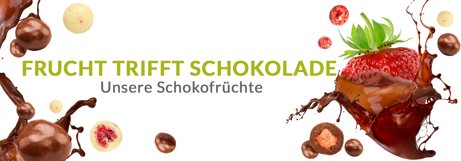 Schokofrüchte - Entdecke jetzt unser Sortiment an schokolierten Früchten