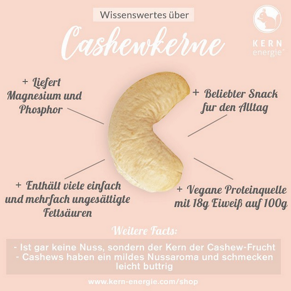 Fakten über Cashewkerne