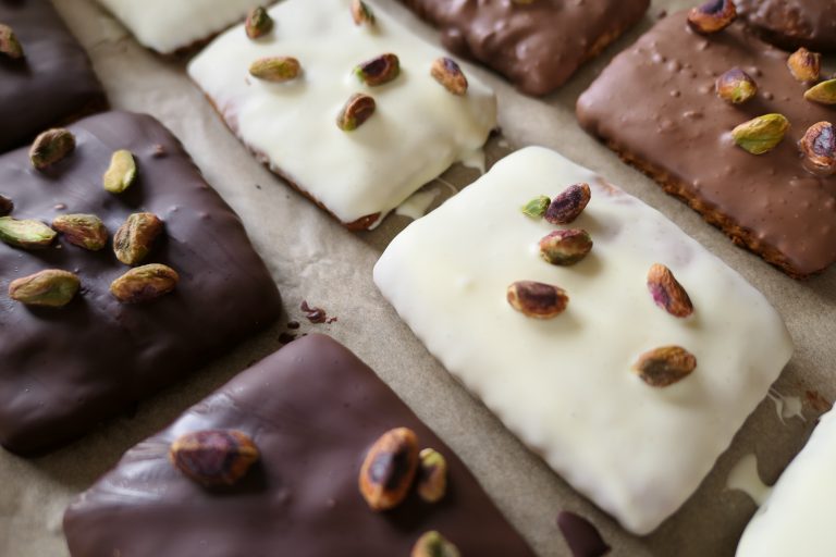 saftige Lebkuchen mit Pistazien