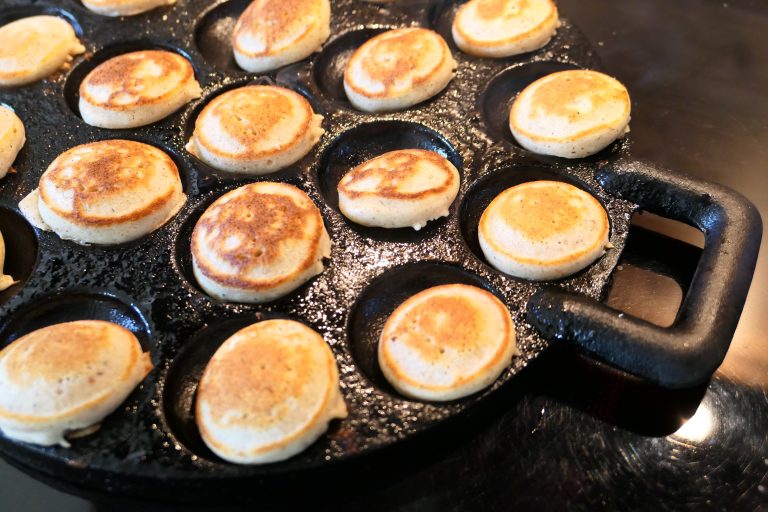 Poffertjes backen