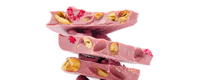 KERNschmelze Schokolade Ruby-Cashew-Himbeere