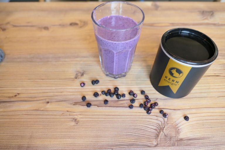 Blaubeer Bananen Smoothie