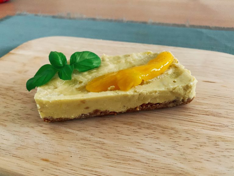 veganer Käsekuchen