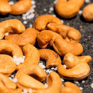 Cashews, geröstet und gesalzen