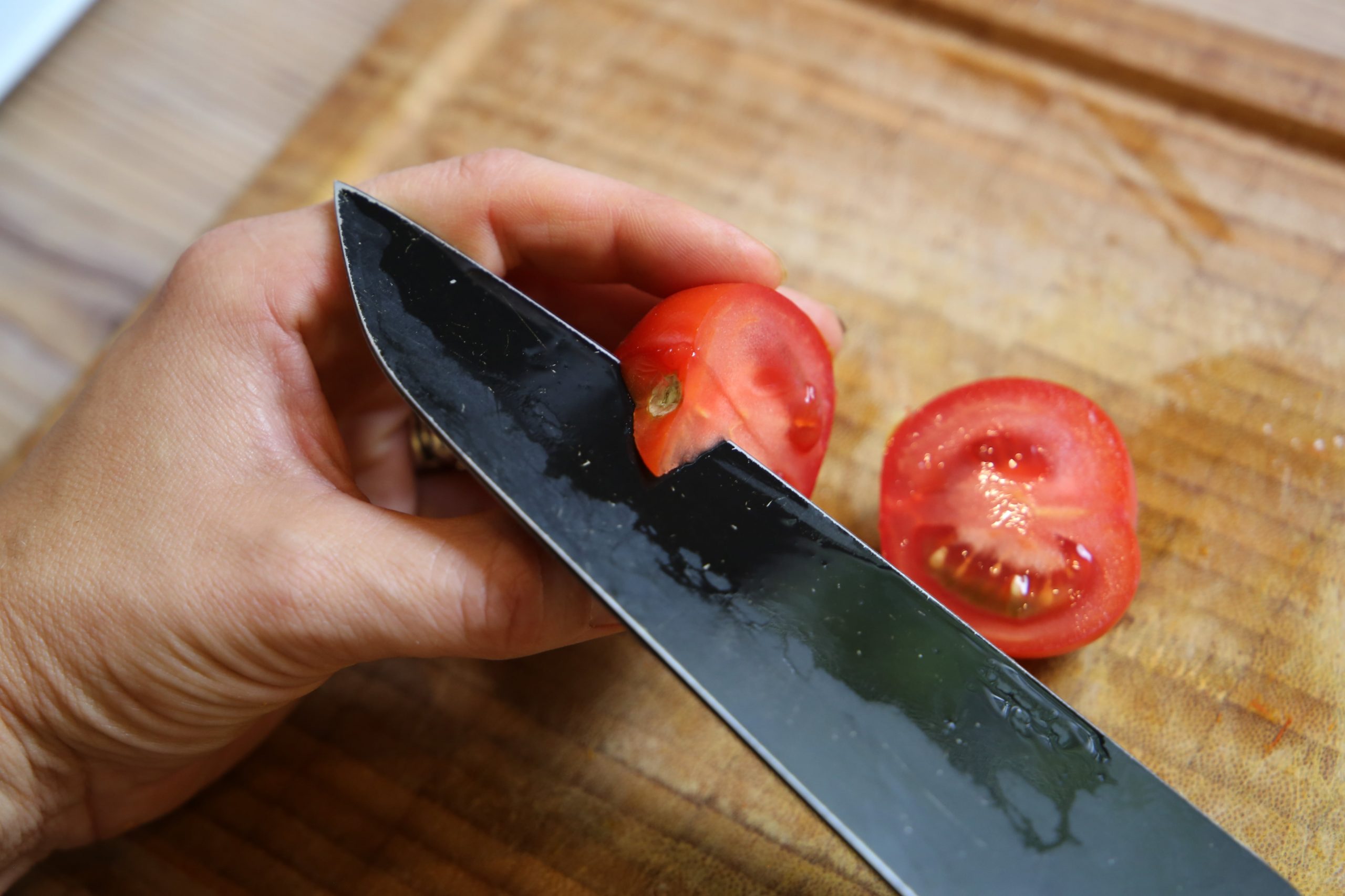 Tomaten schneiden