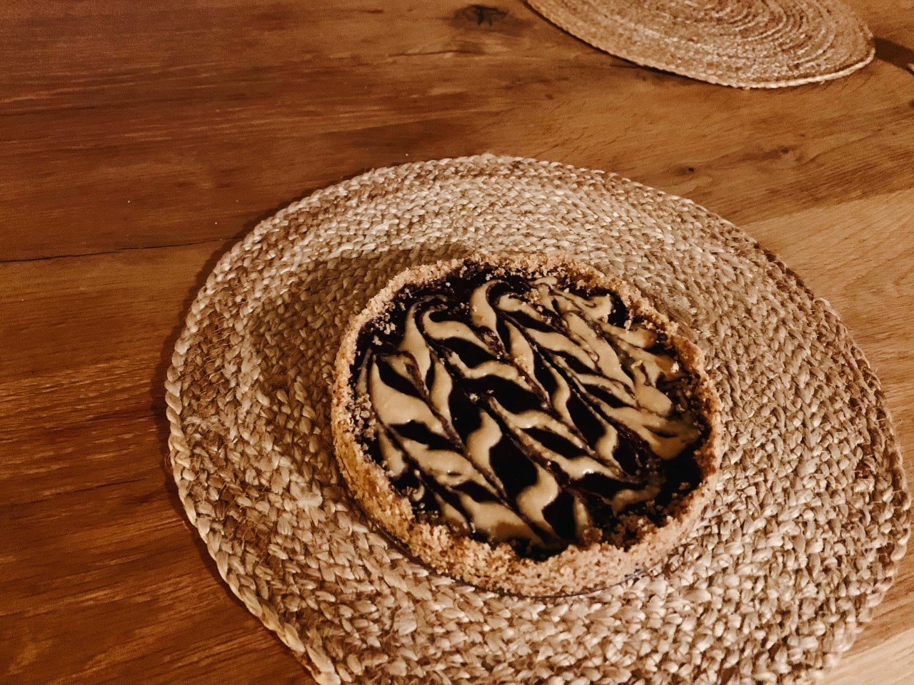 Blaubeer Tarte mit Cashewboden