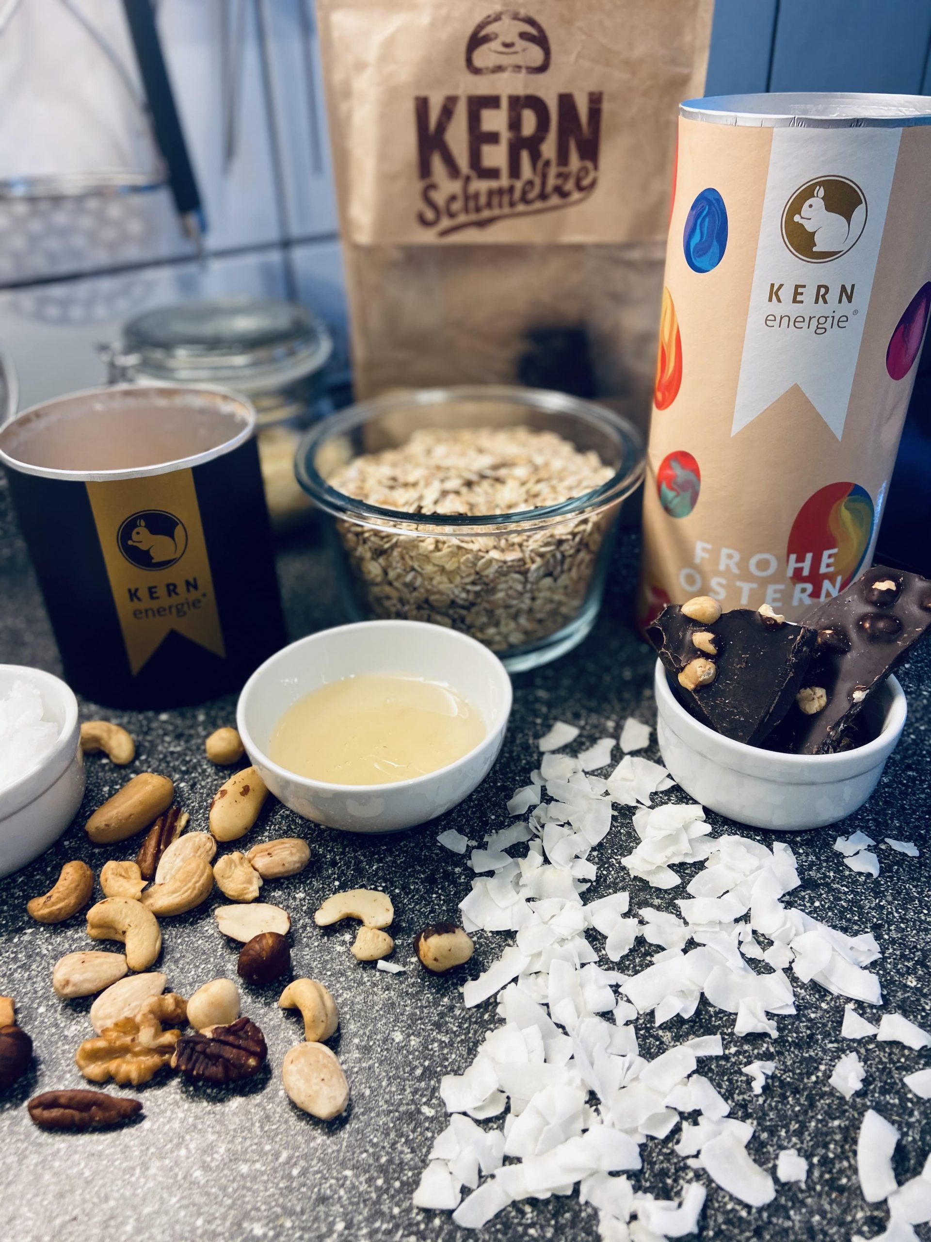 Zutaten Nuss Granola