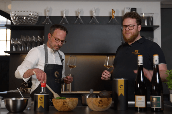 Rinderfilet zubereiten auf dem Weingut Balthasar Ress