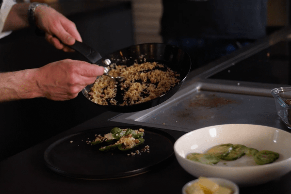 knuspriges Nuss-Topping für Rinderfilet