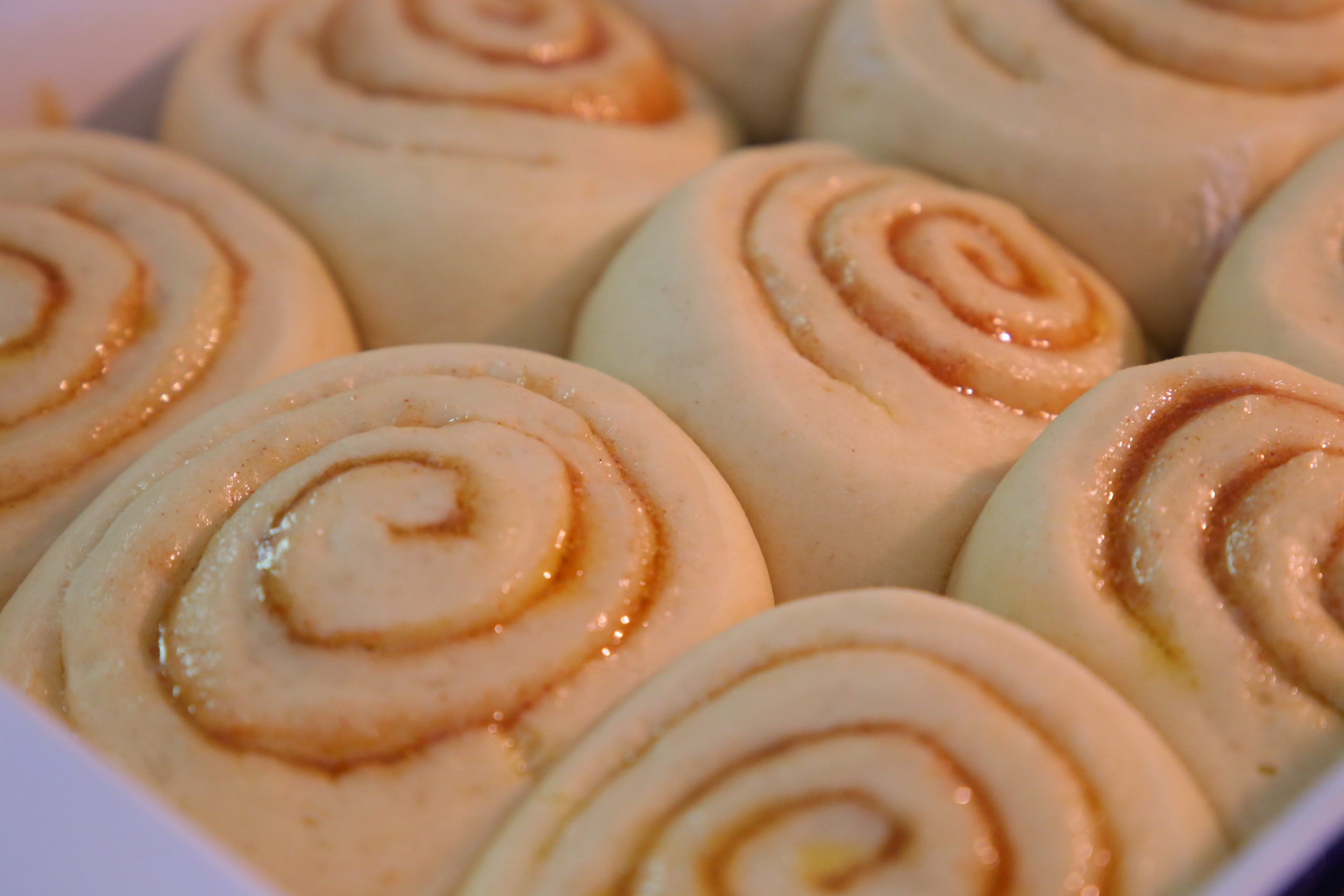 Sticky Buns im Ofen