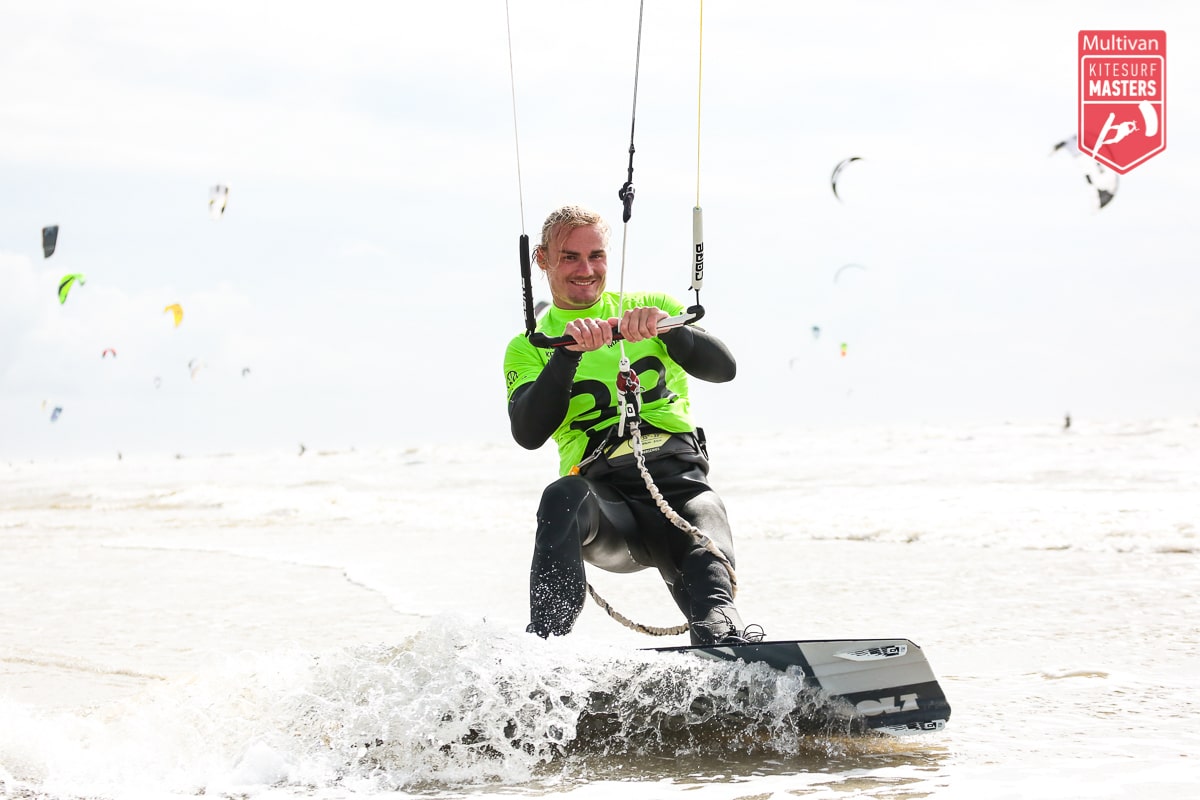 Linus Erdmann bei den Multivan Kitesurf Masters