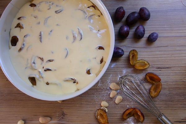 Zwetschgenkuchen mit Schmandguss