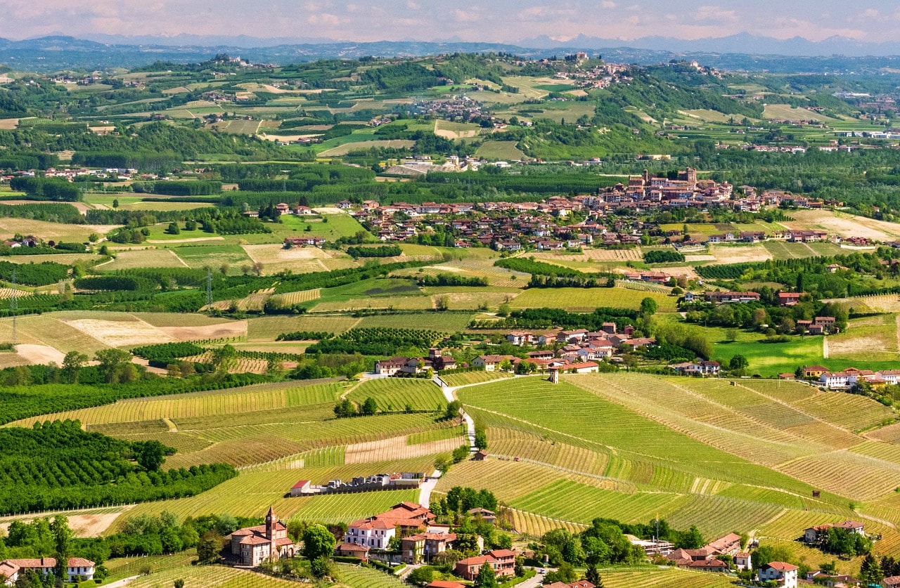 Landschaft im Piemont